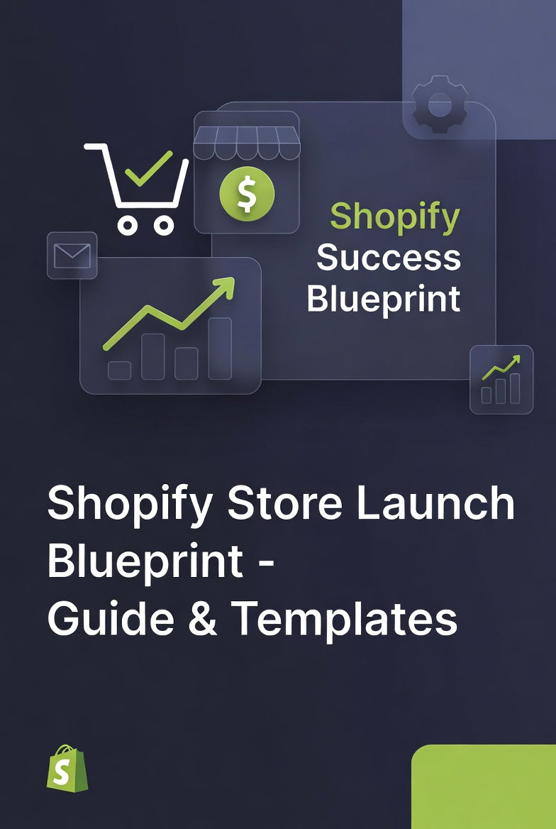 Shopify Store Launch Blueprint | Step-by-Step Guide + Templates